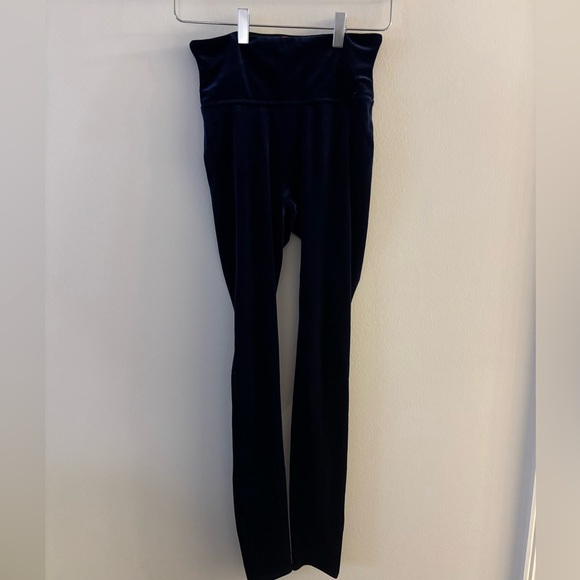 SPANX Velnet Navy Blue Women's Leggings Size Small - Picture 2 of 3